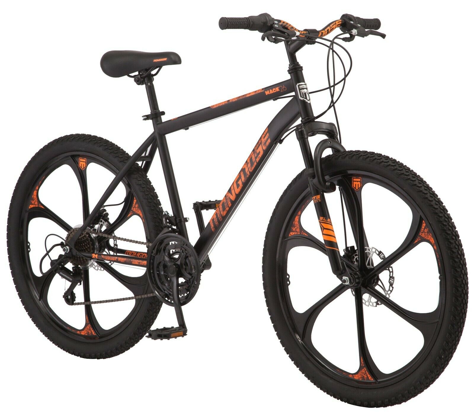 New Men’s Frame Mongoose Mack Mag Wheel Mountain Bike 26-inch Wheel 21