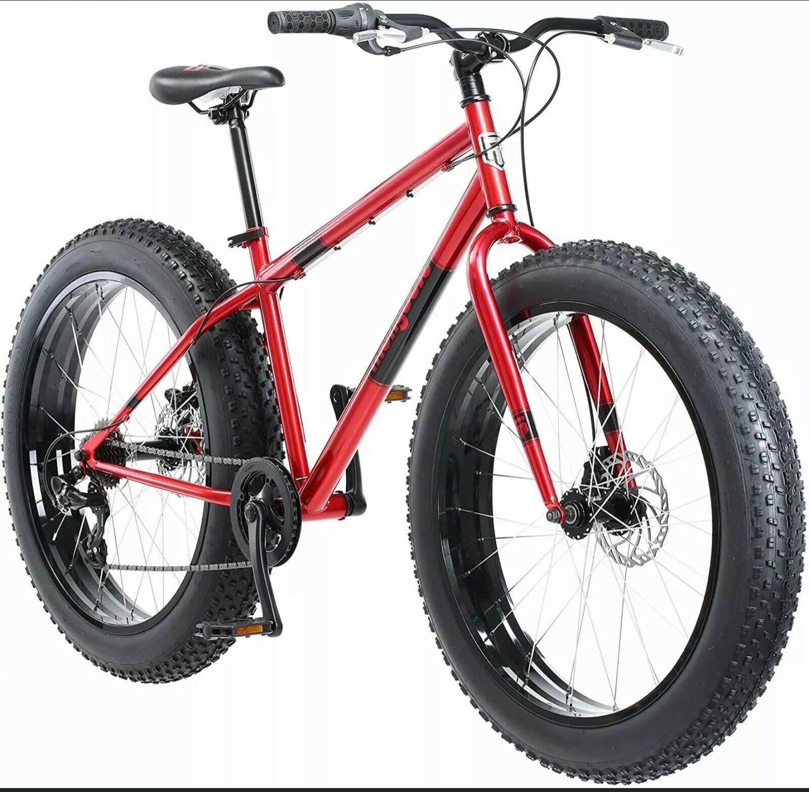 Mongoose Dolomite Fat Tire Men’s Mountain Bike 7-Speed (Red) *NEW IN